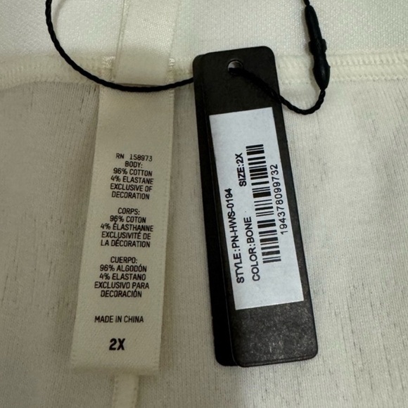 Bundle of Skims 2X sleep shorts boxer NWT bone white quartz pink logo - Picture 11 of 11